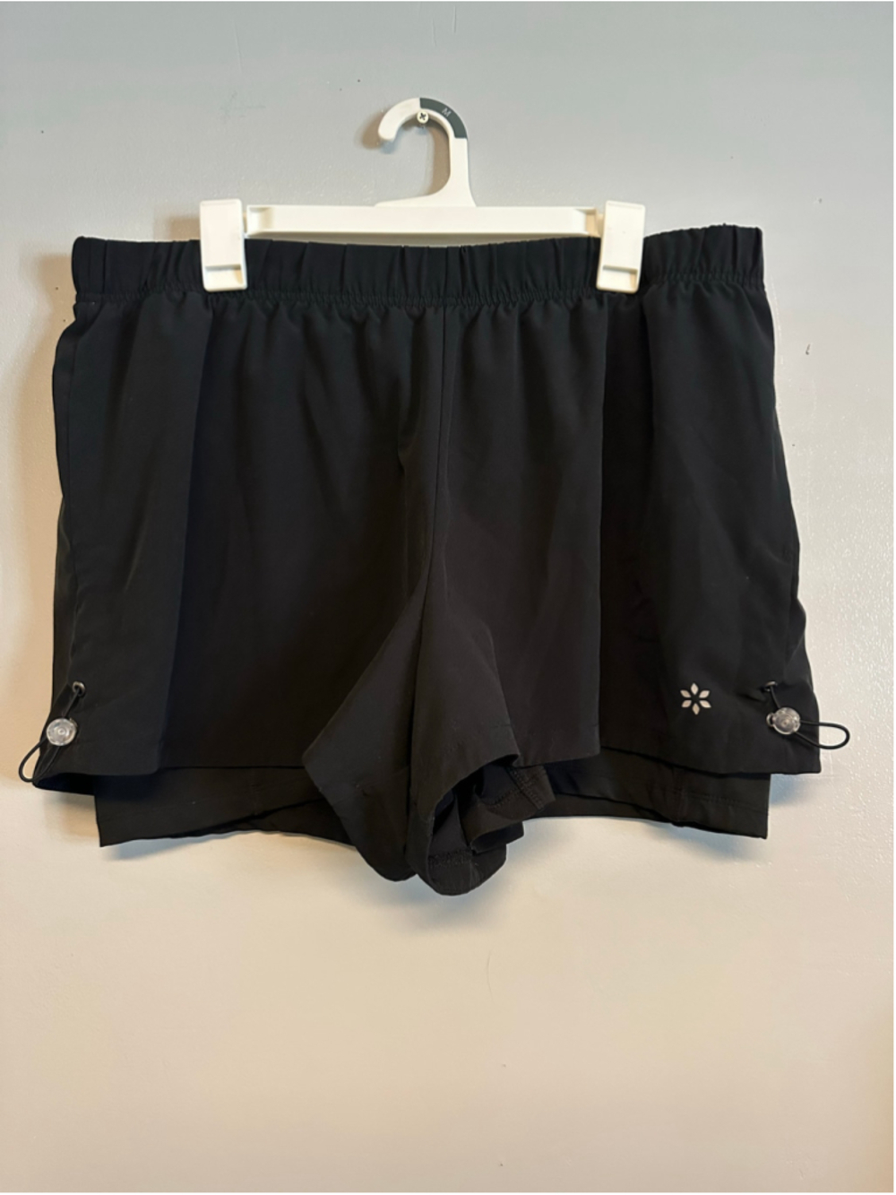 Nine West Active Athletic Shorts 1X Black